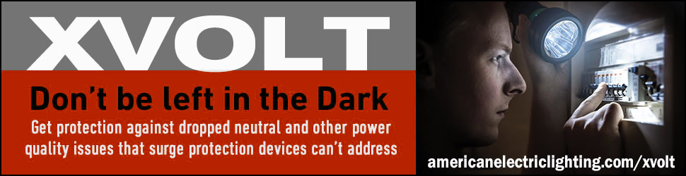 AEL's XVOLT LED driver protection - Don't be left in the dark. Get protection against dropped neutral and other power quality issues that surge protection devices can't address.